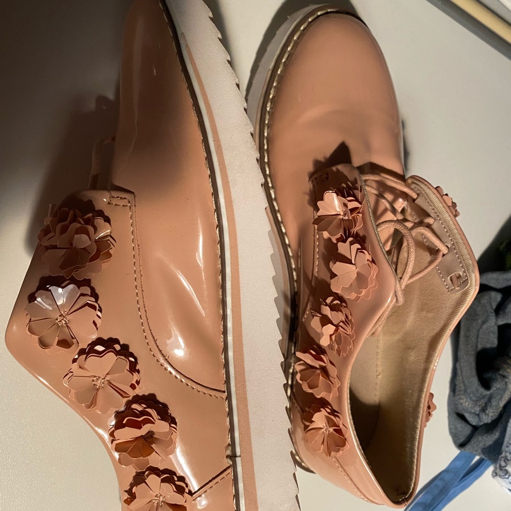 Zara shoes with flowers